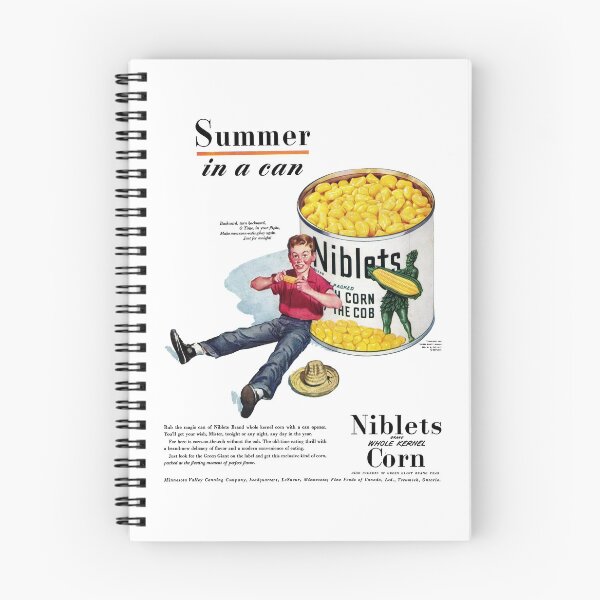 Item preview, CORN ON THE COB - ADVERT designed and sold by ThrowbackAds.