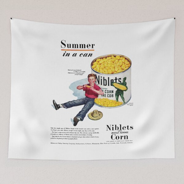 Item preview, CORN ON THE COB - ADVERT designed and sold by ThrowbackAds.
