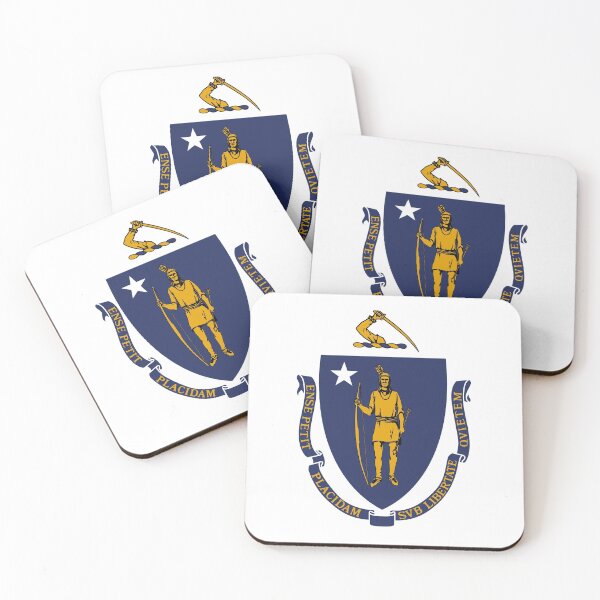 Item preview, The Commonwealth of Massachusetts Flag designed and sold by SolarCross.