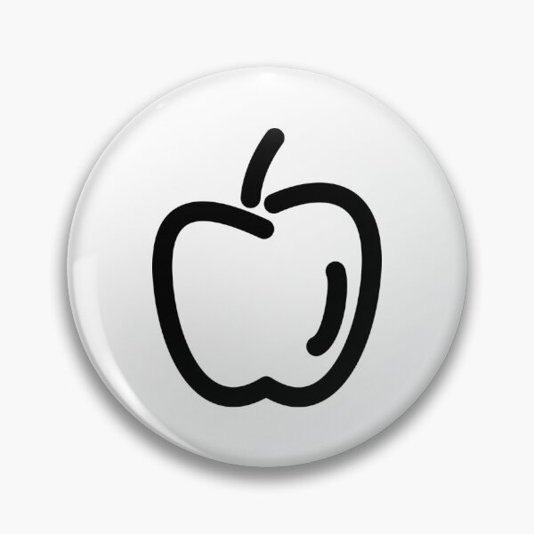 Item preview, apple (black & white) designed and sold by DeezShirtz24.