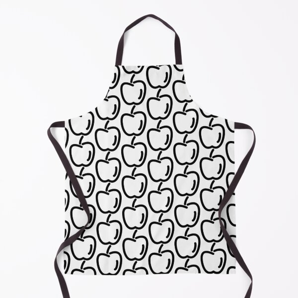 Item preview, apple (black & white) designed and sold by DeezShirtz24.