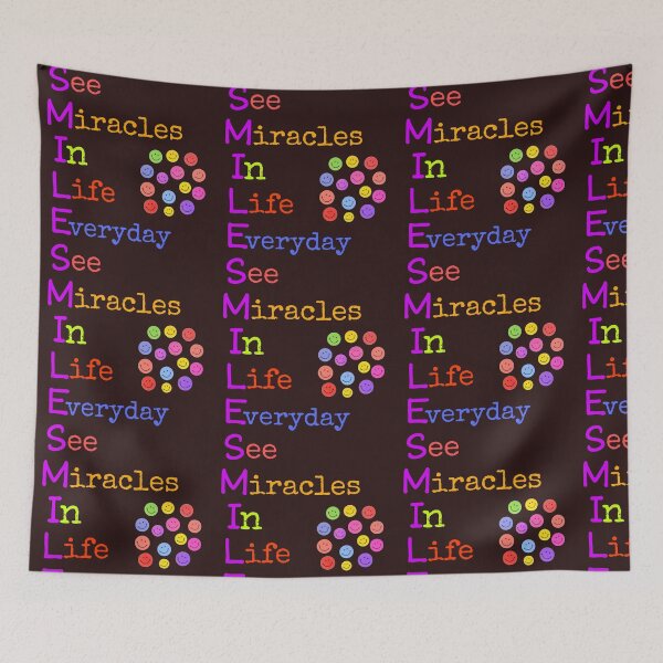 Item preview, smile and see miracles in life everyday designed and sold by Talwaran.