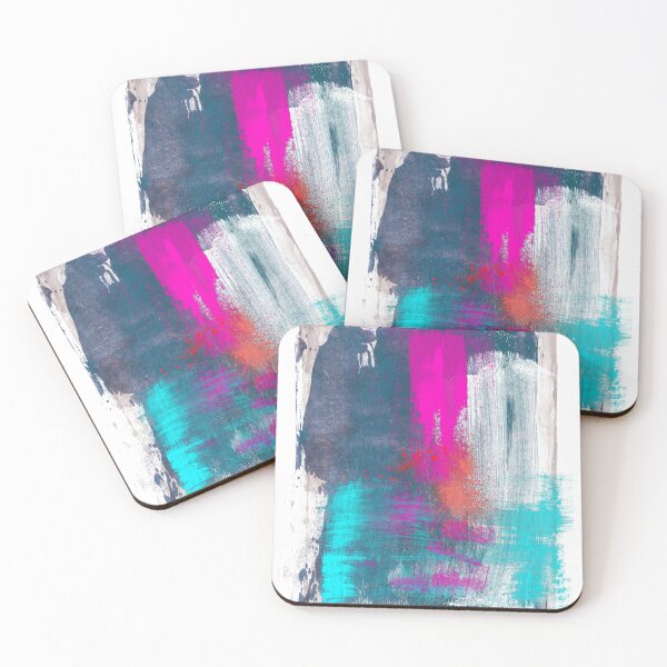 Item preview, abstract blue pink designed and sold by Rhea Silvia Will.