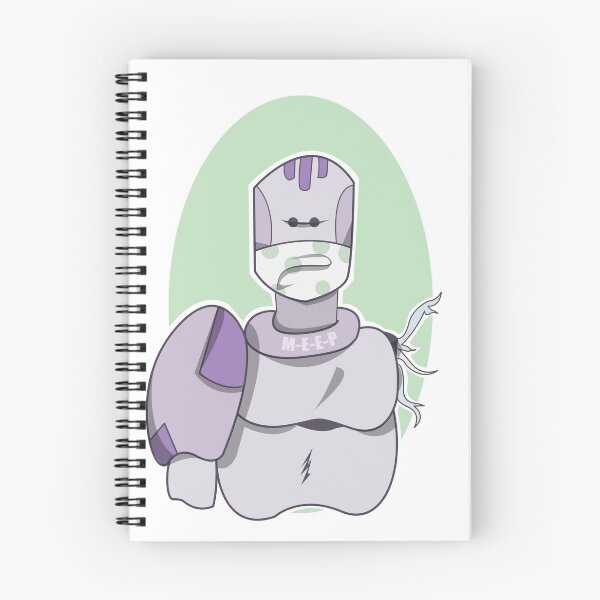 Item preview, Meep Mask Robot Cartoon Sticker designed and sold by SoLittleSteph.