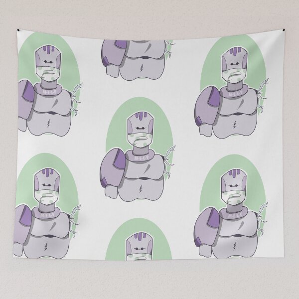 Item preview, Meep Mask Robot Cartoon Sticker designed and sold by SoLittleSteph.