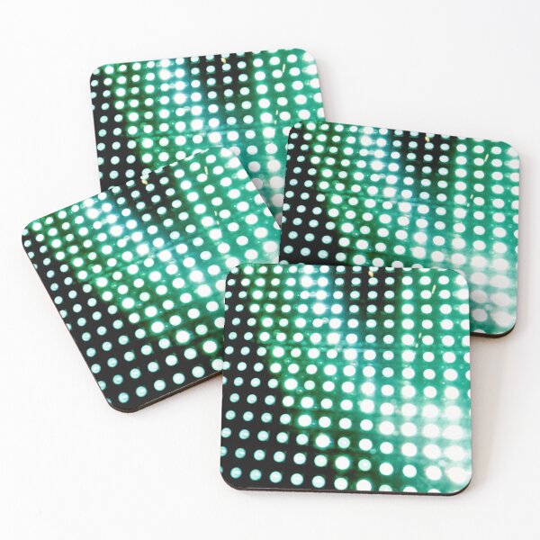 Item preview, Space Lights Part Three, Green Dotted Pattern designed and sold by Chubuter.