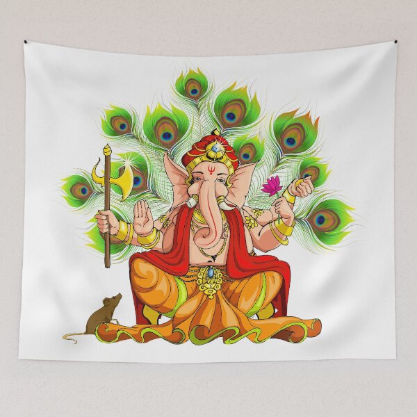 Item preview, Ganesh Chaturthi Peacock designed and sold by johnta17.