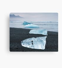 Jokulsarlon trio Canvas Print