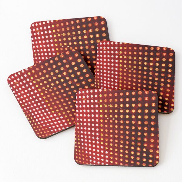Item preview, Space Lights Part Four, Red Dotted Pattern designed and sold by Chubuter.