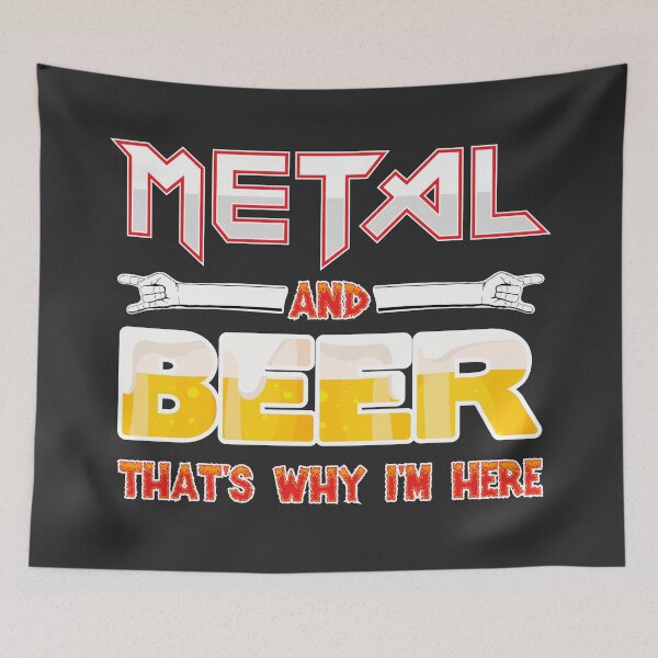 Item preview, Metal and Beer, that's why i'm here designed and sold by Gezwompl.