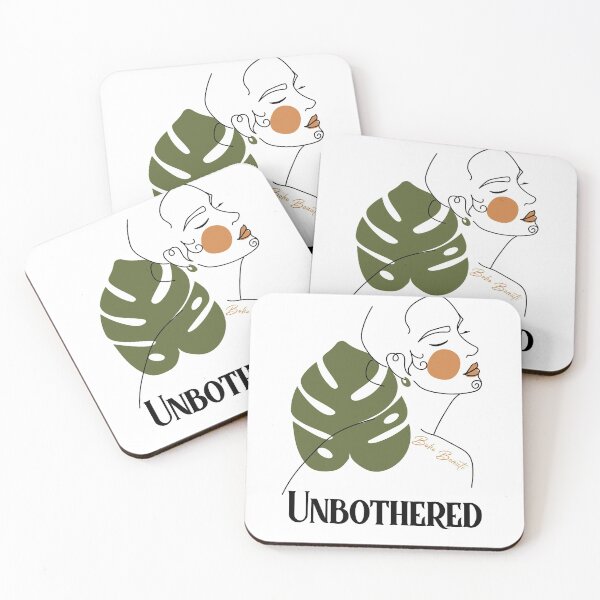 Item preview, Unbothered  Quote designed and sold by bohobeauti.