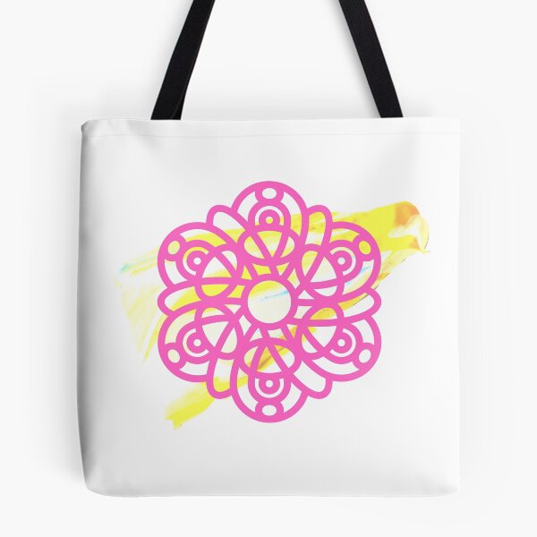 Item preview, Mandala Pink yellow designed and sold by kyds.