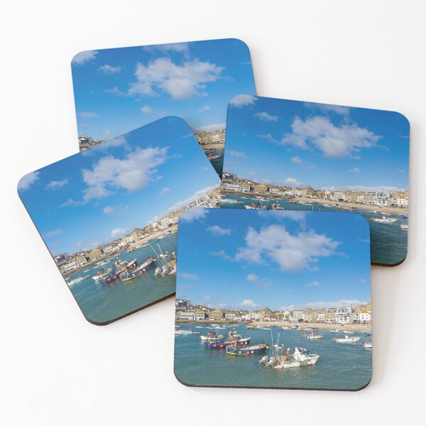Item preview, St Ives Cornwall Boats in the Harbour Blue Sea and Sky designed and sold by acceleratorhams.