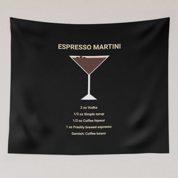 Item preview, Espresso Martini drink designed and sold by Smurfypixels.