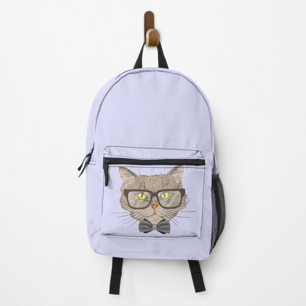 Item preview, nerdy cat designed and sold by Rakos-Merch.