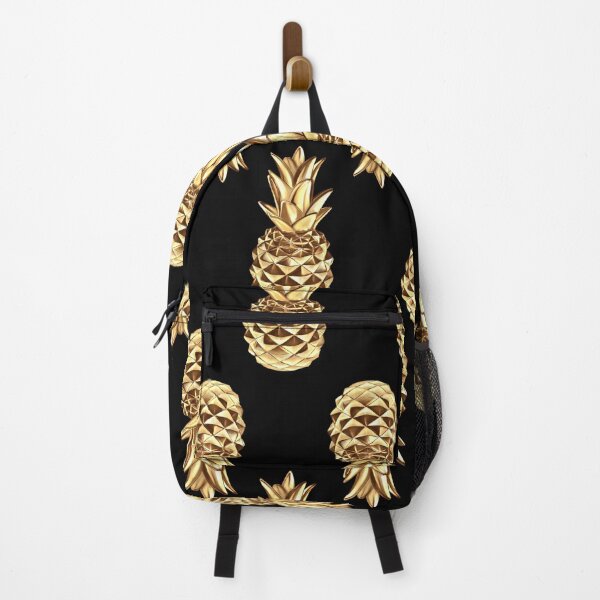 Item preview, golden pineapple pattern , golden tropical pinapples designed and sold by remonss.
