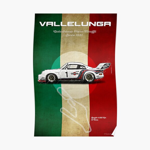 1991 Mille Miglia Italian Motor Racing Poster A3 Print
