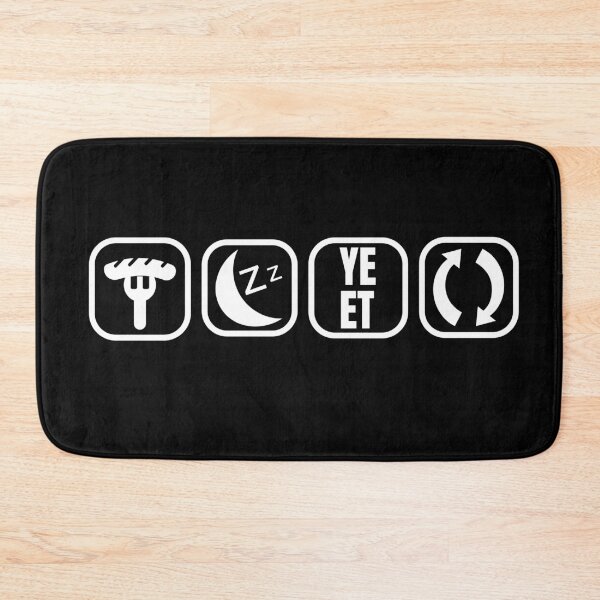 Item preview, Eat Sleep Yeet Repeat designed and sold by PlusAdore.