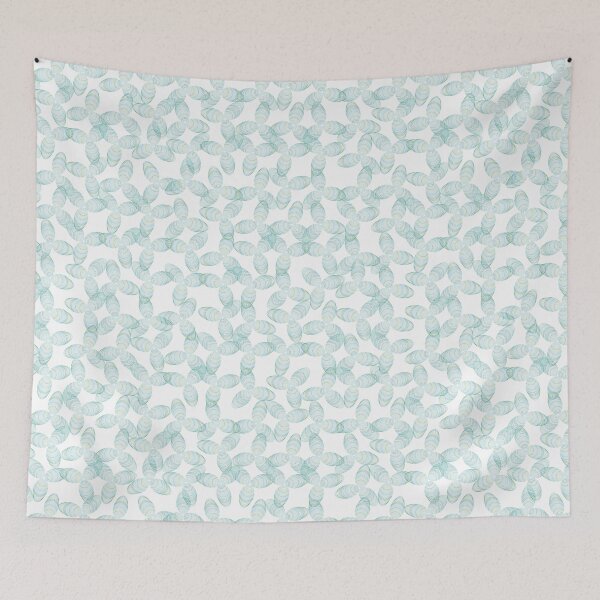 Item preview, striped propellers in teal designed and sold by rysunki-malunki.