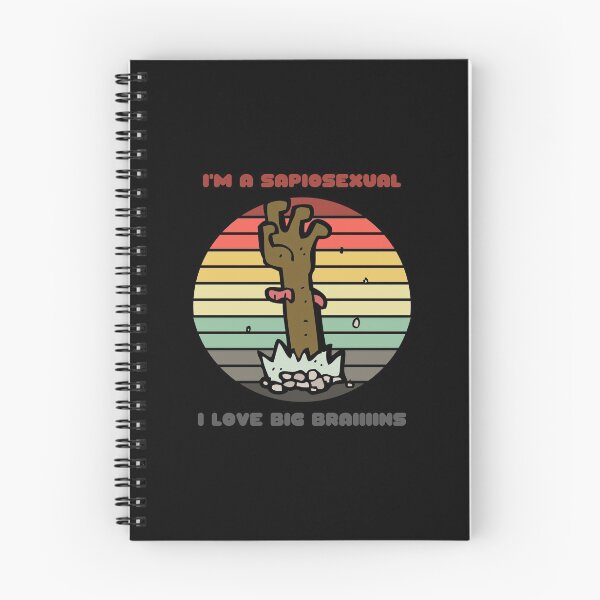 Item preview, Sunset Zombie / I'm a Sapiosexual, I Love Big Braiiiiins designed and sold by Nathalie Aynié.
