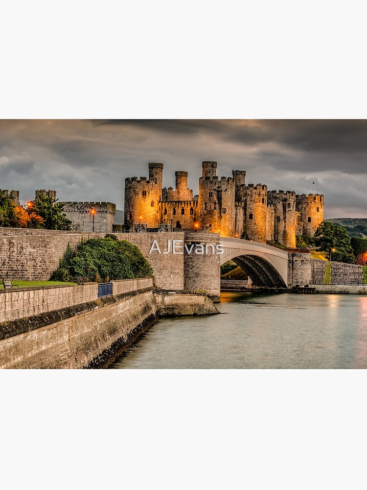 Conwy Castle Wales by Lamplight by AJEvans