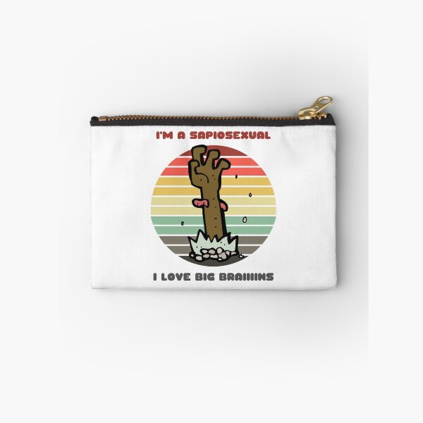 Item preview, Sunset Zombie / I'm a Sapiosexual, I Love Big Braiiiiins designed and sold by Nathalie Aynié.