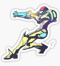 Samus Aran Color V2 Sticker