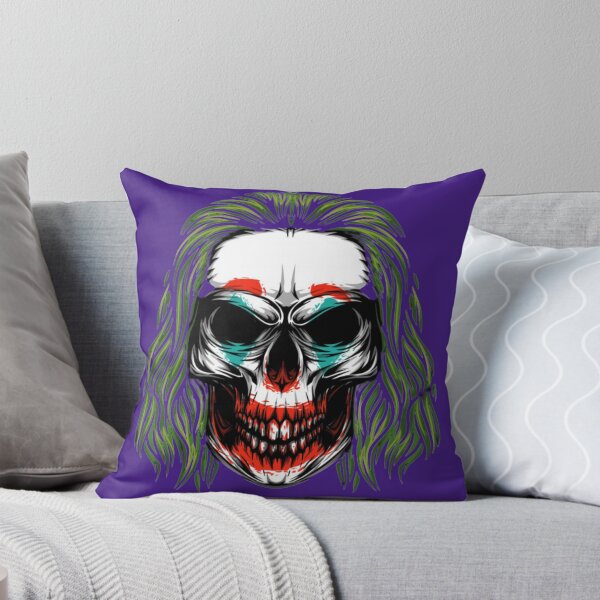 Item preview, joker skull designed and sold by Rakos-Merch.