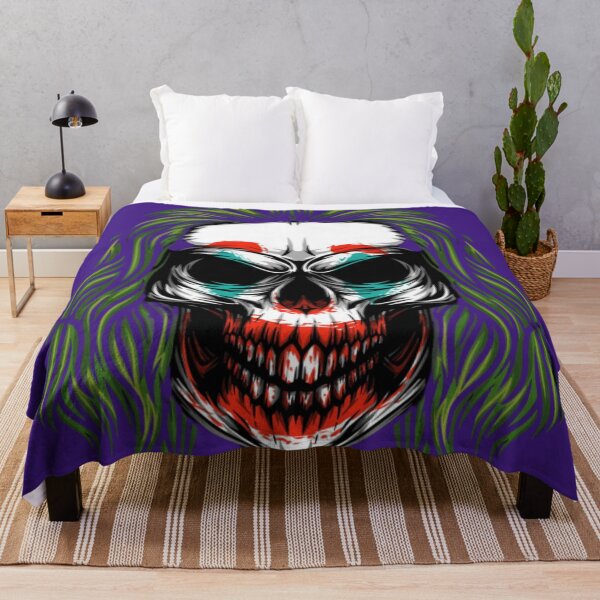 Item preview, joker skull designed and sold by Rakos-Merch.