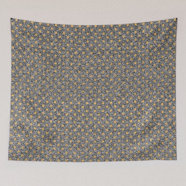 Item preview, Bronze Polka Dots on Silver Glitter Background designed and sold by BloomCatB.