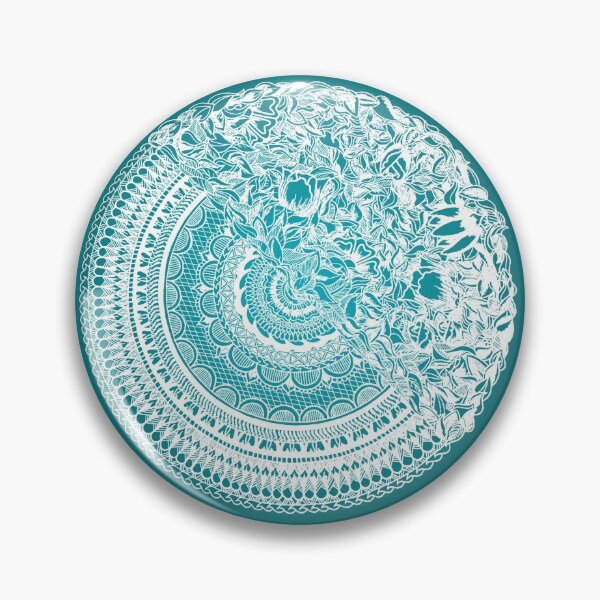 Item preview, 50Floral Mandala | Winter Ice by SimmyGhatt designed and sold by simmyghatt.