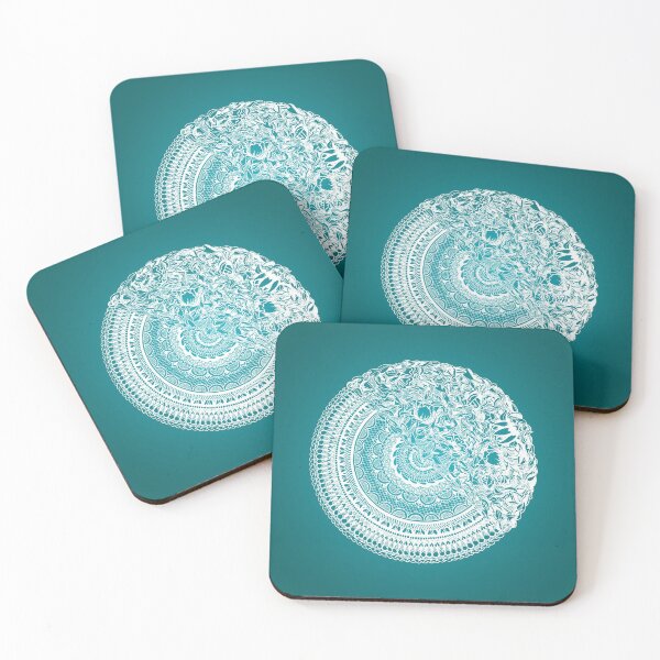 Item preview, 50Floral Mandala | Winter Ice by SimmyGhatt designed and sold by simmyghatt.