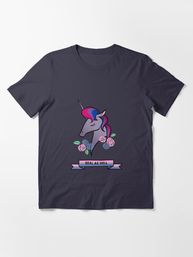 T-shirt essentiel ''Licorne bisexuelle' : autre vue