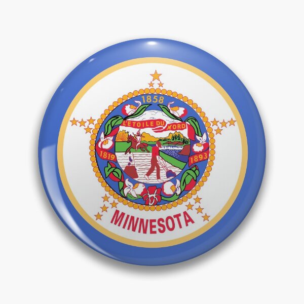 Item preview, Flag of Minnesota State USA - L'Étoile du Nord designed and sold by SolarCross.