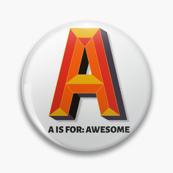Item preview, A for awesome designed and sold by Apoorv Choudhary.