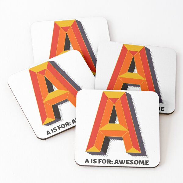 Item preview, A for awesome designed and sold by Apoorv Choudhary.