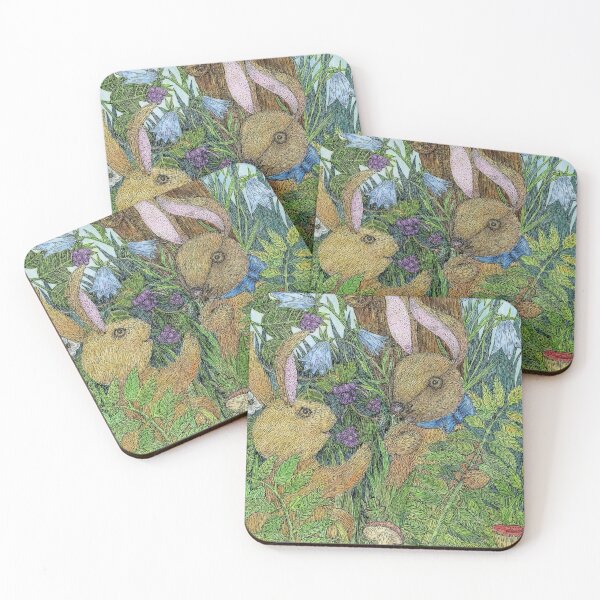 Item preview,  Two rabbits in the forest. designed and sold by Yovin11.