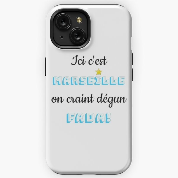 Coque souple pour iPhone 13 mini - Logo Om Marseille Noir. Accessoire  téléphone, protection coque