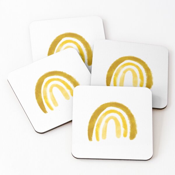 Item preview, Yellow Watercolor Rainbow  designed and sold by karaakemi.