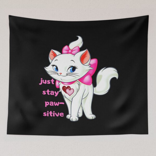 Item preview, Just Stay Pawsitive Cute cat Classic T-Shirt designed and sold by mehdi zaidoune.