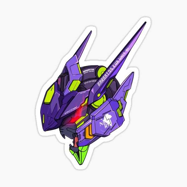 ASW-G-08 Head (Eva Unit 01 Destroy Mode) Sticker