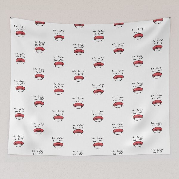Item preview, No Sushi No Life Funny Anime Sushi Logo Manga Japanese Food Word designed and sold by Marinaaa010.