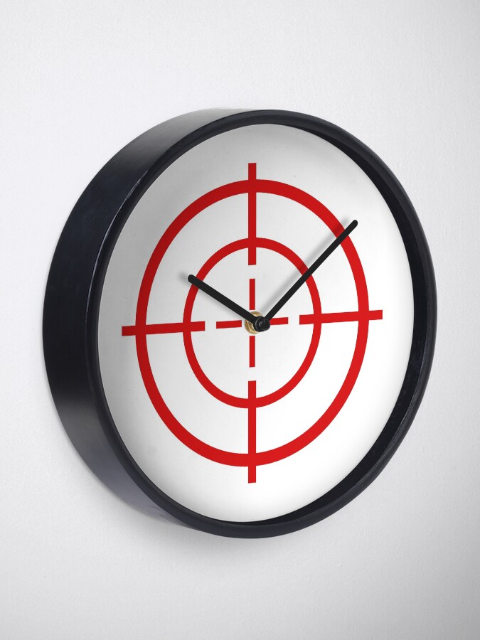Alternate view of Target Practice Crosshair Clock