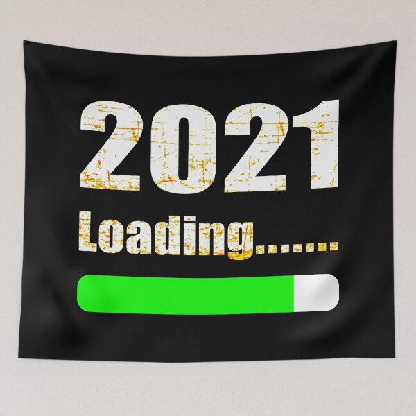 Item preview,  Funny 2021 Loading Fire Effect designed and sold by vineeth.