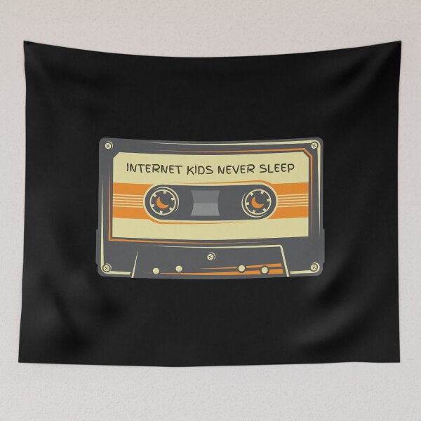 Item preview, Internet Kids Never Sleep Cassette Vintage designed and sold by Sunny Collections.