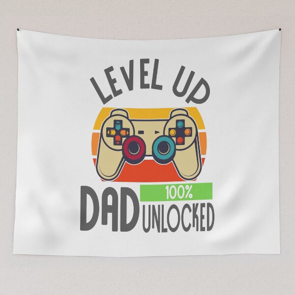 Item preview, New Dad New Father Level Unlocked Pregnancy Reveal designed and sold by daybreakagain.