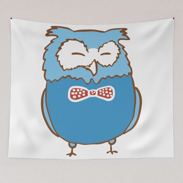 Item preview, ِِِCute  Owl with Bow Tie designed and sold by Assla ⭐⭐⭐⭐⭐.