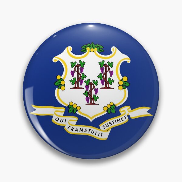 Item preview, Flag of Connecticut State of the USA designed and sold by SolarCross.