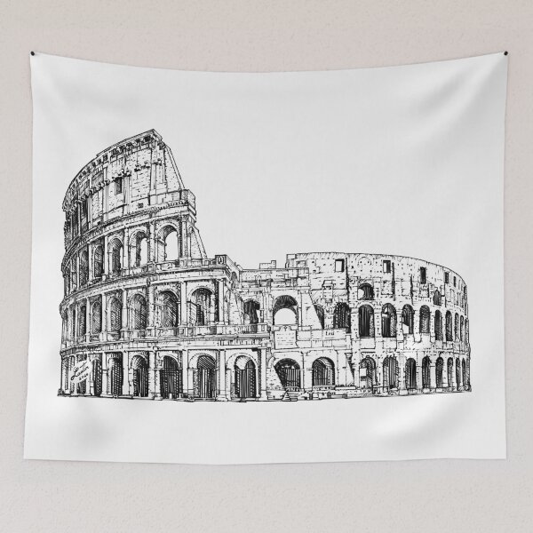 Item preview, COLOSSEUM - ink portrait designed and sold by lautir.