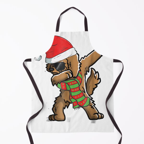 Item preview, Dabbing Goldendoodle Santa Christmas Dog Lovers designed and sold by RomanAmonsson.